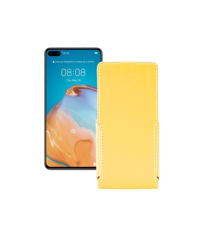 Чохол-флип з екошкіри для телефону Huawei P40