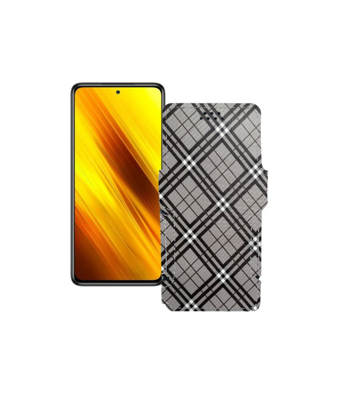 Чохол-книжка з екошкіри для телефону Xiaomi Poco X3