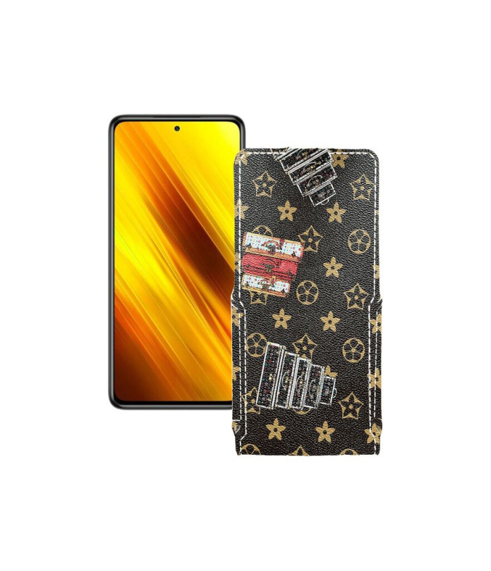 Чохол-флип з екошкіри для телефону Xiaomi Poco X3