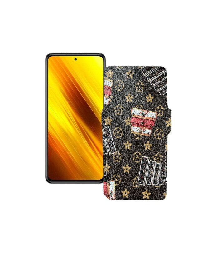 Чохол-книжка з екошкіри для телефону Xiaomi Poco X3