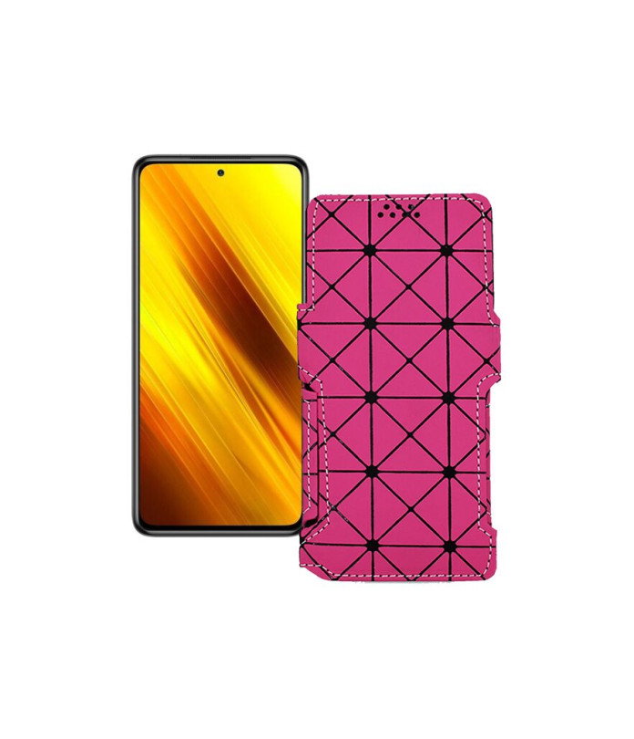 Чохол-книжка з екошкіри для телефону Xiaomi Poco X3