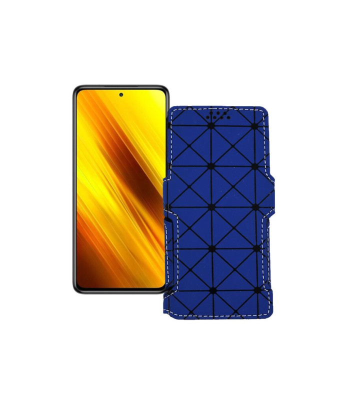 Чохол-книжка з екошкіри для телефону Xiaomi Poco X3