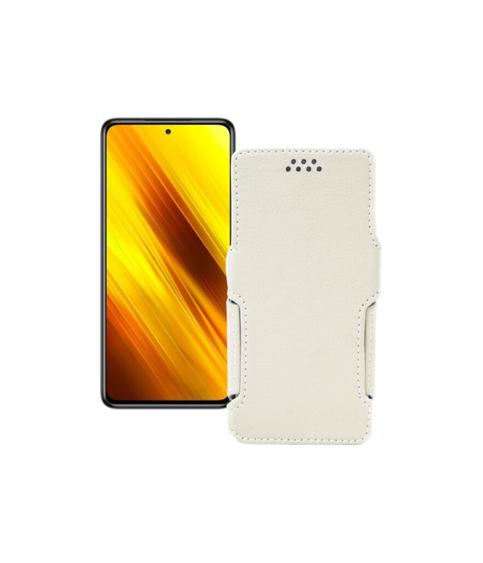 Чохол-книжка з екошкіри для телефону Xiaomi Poco X3