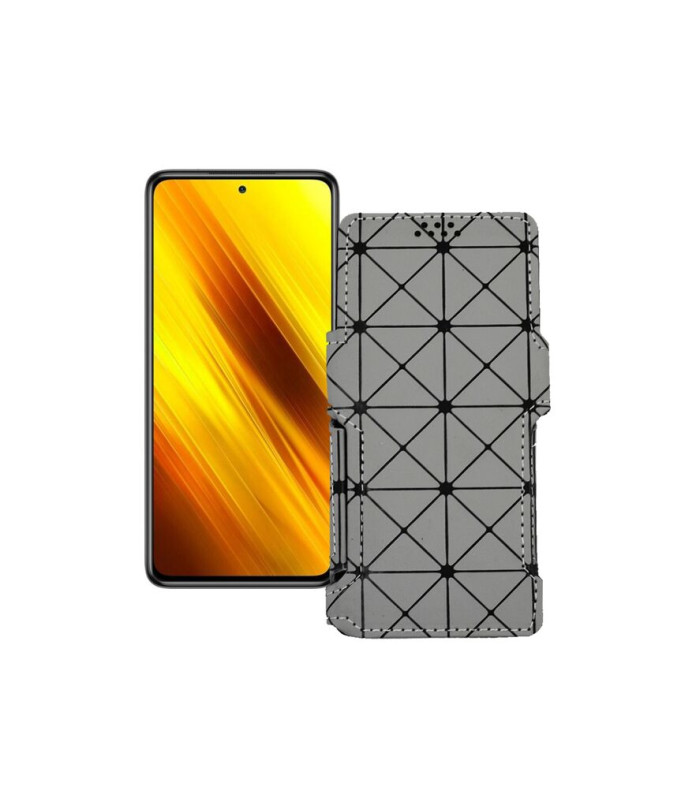 Чохол-книжка з екошкіри для телефону Xiaomi Poco X3