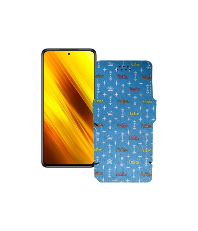 Чохол-книжка з екошкіри для телефону Xiaomi Poco X3