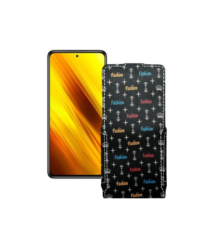 Чохол-флип з екошкіри для телефону Xiaomi Poco X3