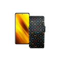 Чохол-книжка з екошкіри для телефону Xiaomi Poco X3