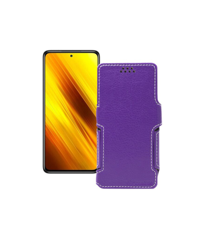 Чохол-книжка з екошкіри для телефону Xiaomi Poco X3