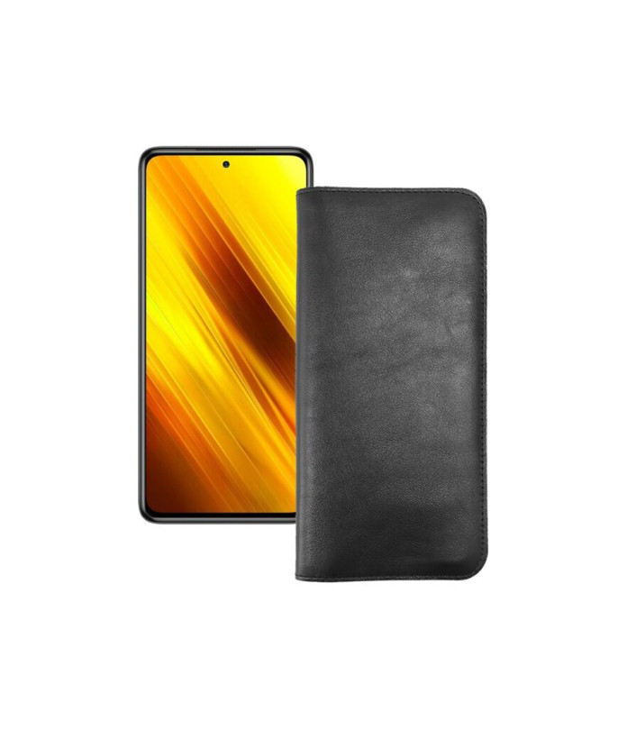 Портмоне з шкіри для телефону Xiaomi Poco X3