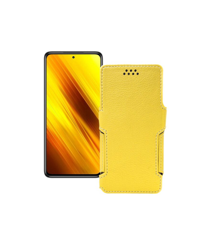 Чохол-книжка з екошкіри для телефону Xiaomi Poco X3