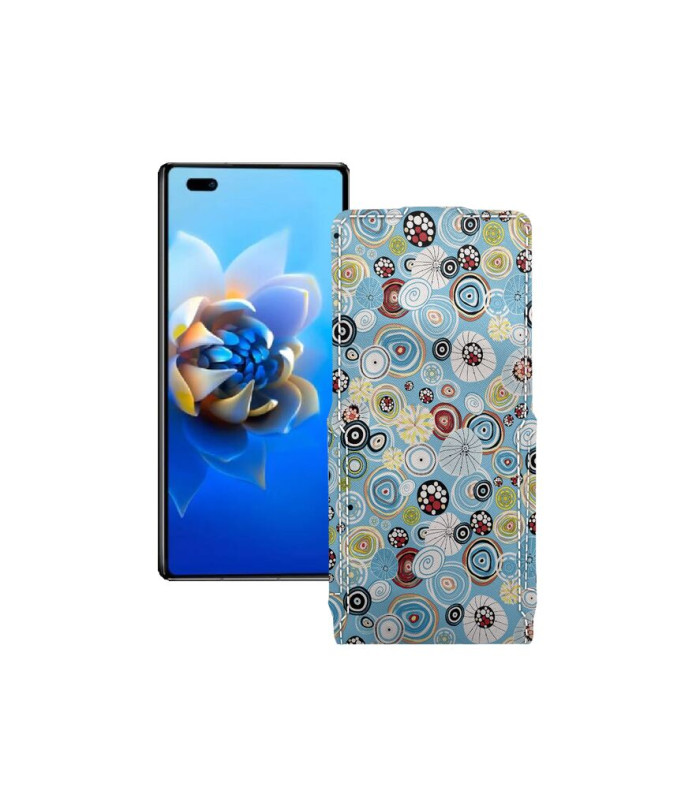 Чохол-флип з екошкіри для телефону Huawei Mate X2