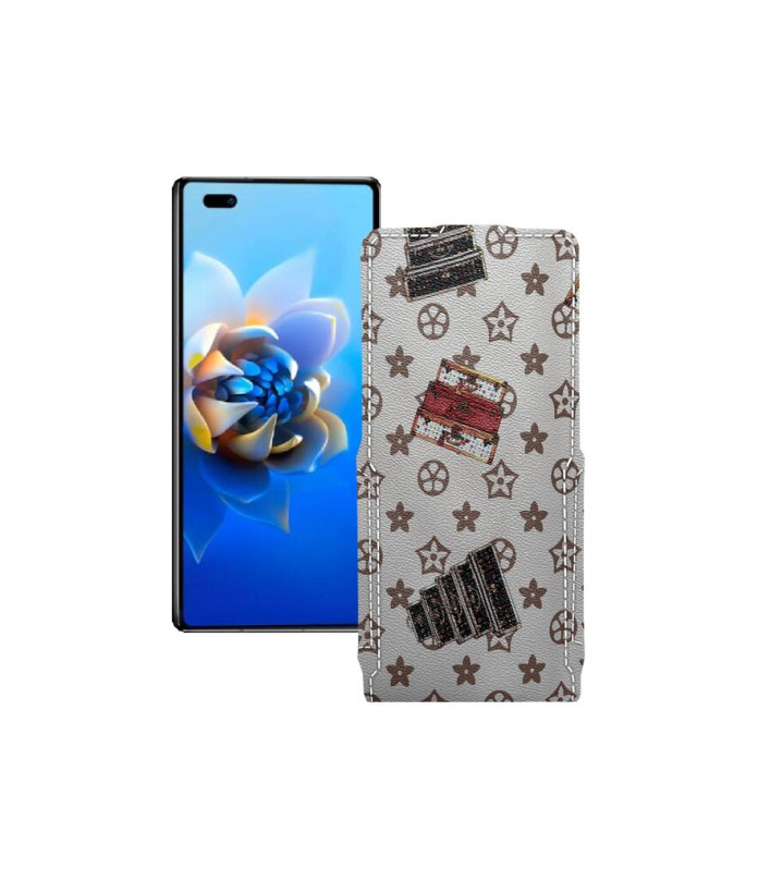 Чохол-флип з екошкіри для телефону Huawei Mate X2