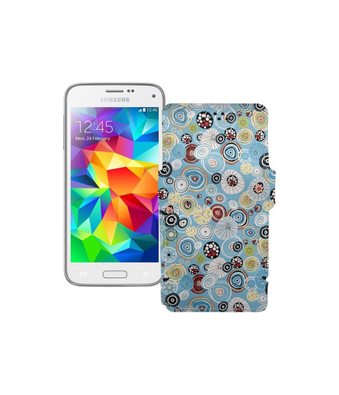 Чохол-книжка з екошкіри для телефону Samsung Galaxy S5 mini (G800)