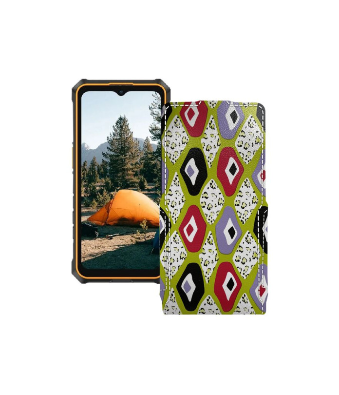 Чохол-флип з екошкіри для телефону Ulefone RugKing 3 Pro