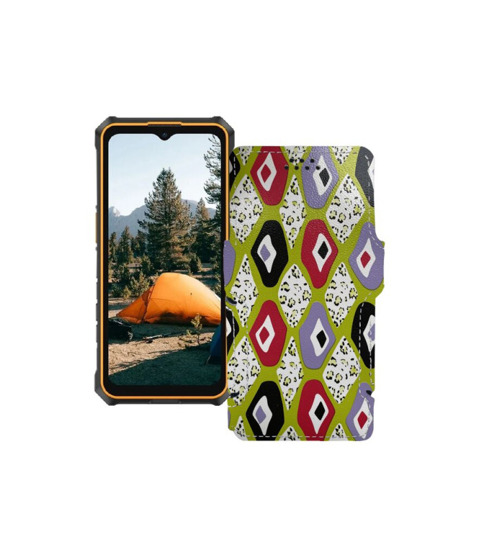 Чохол-книжка з екошкіри для телефону Ulefone RugKing 3 Pro