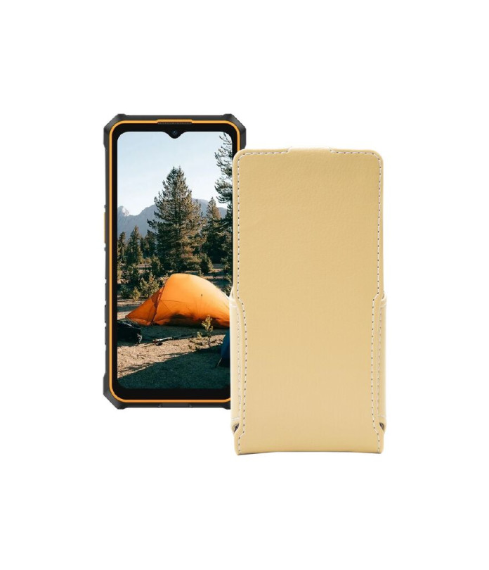 Чохол-флип з екошкіри для телефону Ulefone RugKing 3 Pro