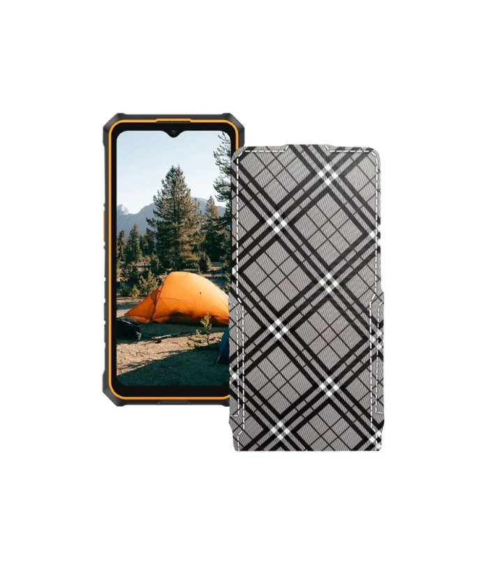 Чохол-флип з екошкіри для телефону Ulefone RugKing 3 Pro