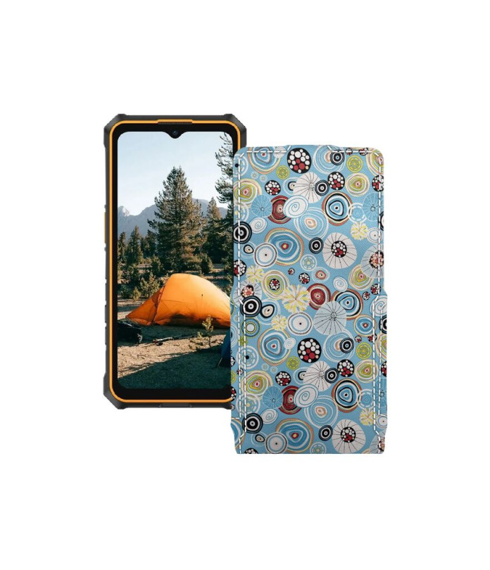 Чохол-флип з екошкіри для телефону Ulefone RugKing 3 Pro