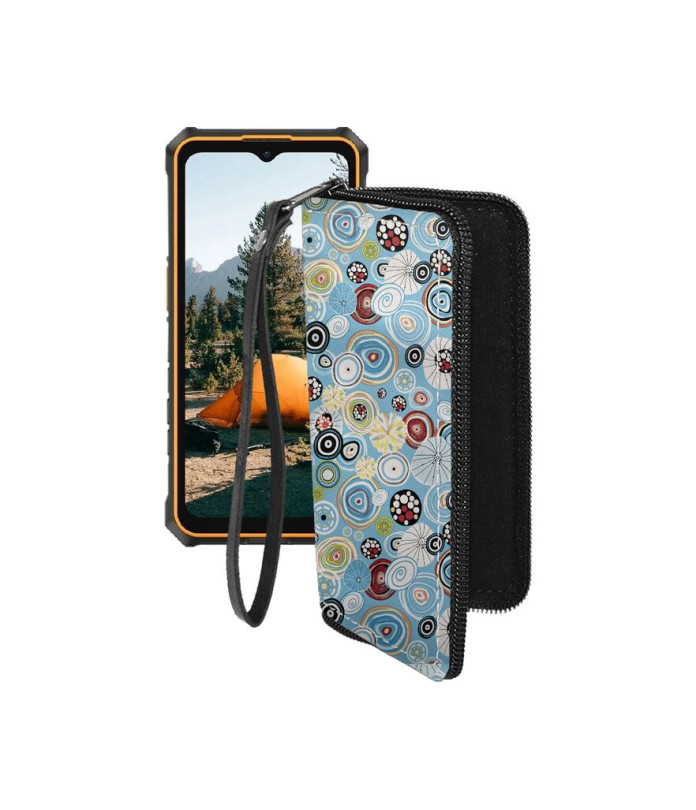 Чохол-гаманець з екошкіри для телефону Ulefone RugKing 3 Pro