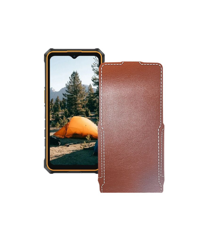 Чохол-флип з екошкіри для телефону Ulefone RugKing 3 Pro