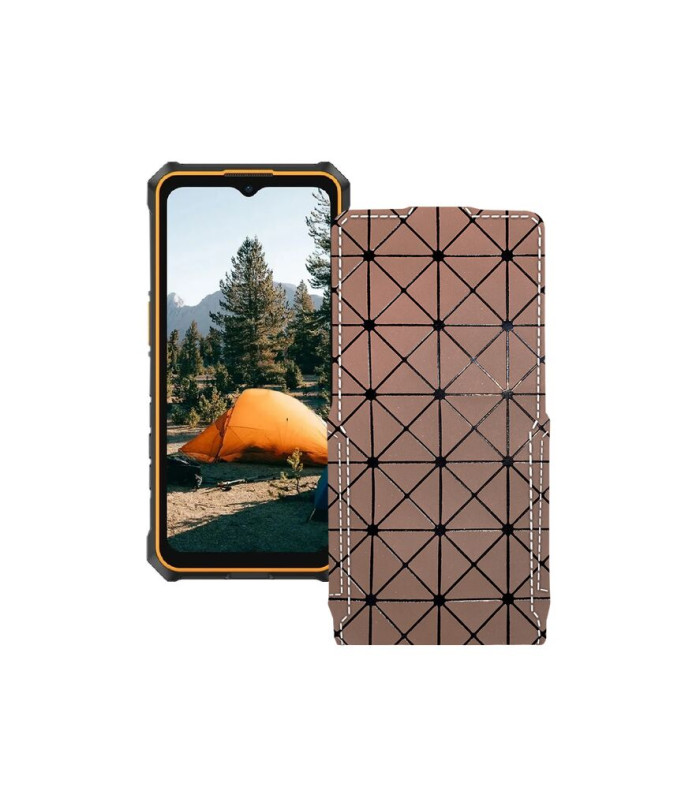 Чохол-флип з екошкіри для телефону Ulefone RugKing 3 Pro
