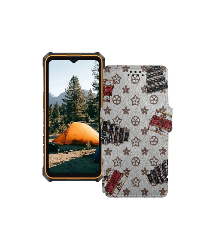 Чохол-книжка з екошкіри для телефону Ulefone RugKing 3 Pro