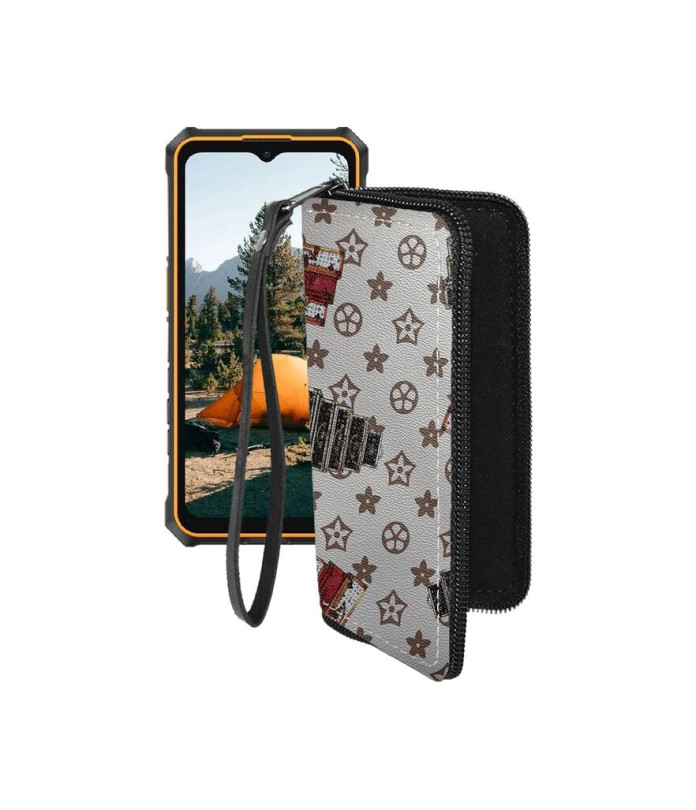 Чохол-гаманець з екошкіри для телефону Ulefone RugKing 3 Pro