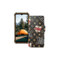 Чохол-книжка з екошкіри для телефону Ulefone RugKing 3 Pro