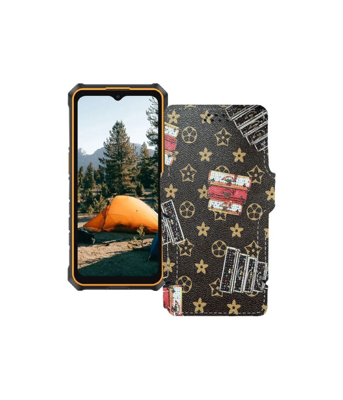 Чохол-книжка з екошкіри для телефону Ulefone RugKing 3 Pro