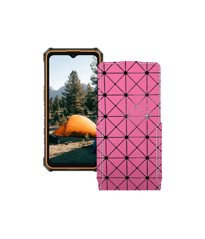 Чохол-флип з екошкіри для телефону Ulefone RugKing 3 Pro