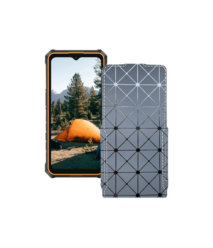 Чохол-флип з екошкіри для телефону Ulefone RugKing 3 Pro
