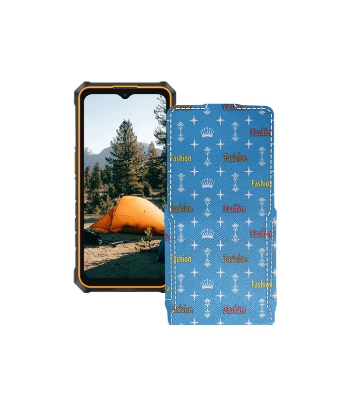 Чохол-флип з екошкіри для телефону Ulefone RugKing 3 Pro