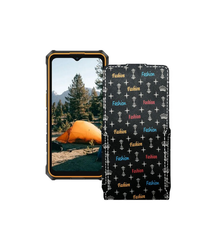 Чохол-флип з екошкіри для телефону Ulefone RugKing 3 Pro