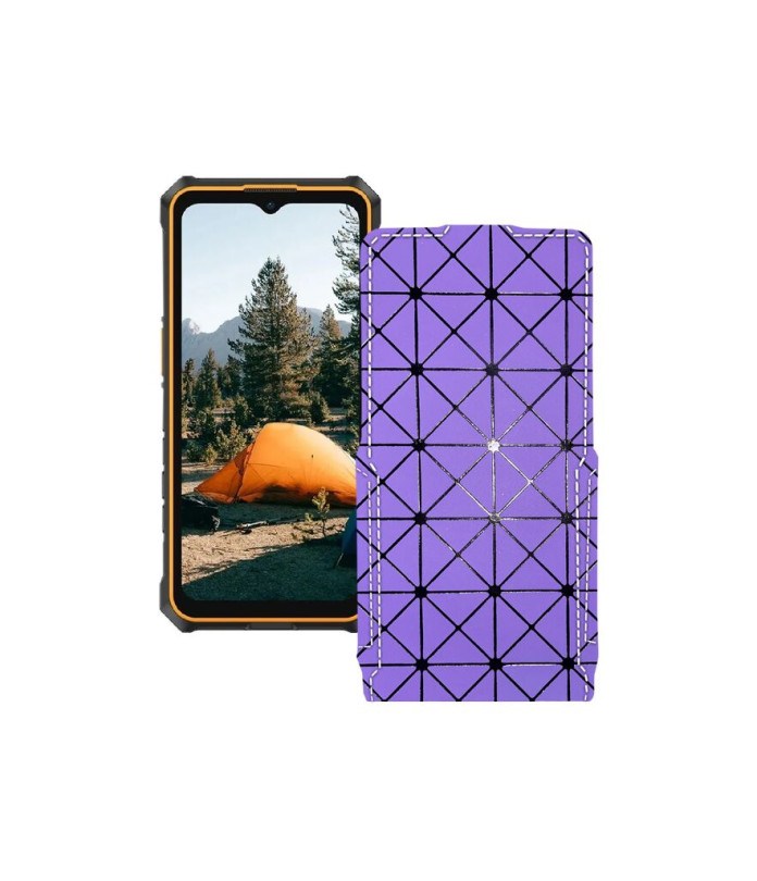 Чохол-флип з екошкіри для телефону Ulefone RugKing 3 Pro