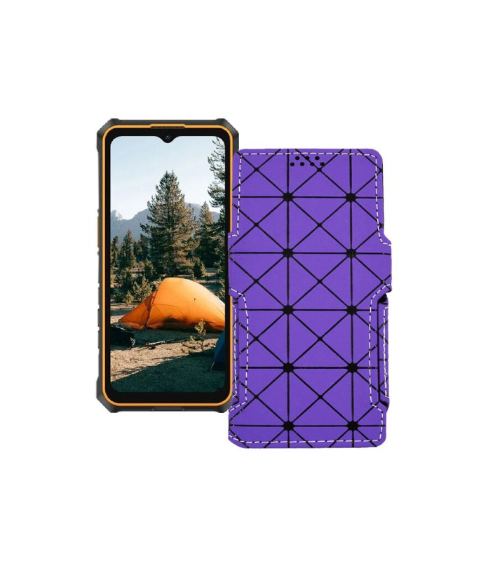 Чохол-книжка з екошкіри для телефону Ulefone RugKing 3 Pro