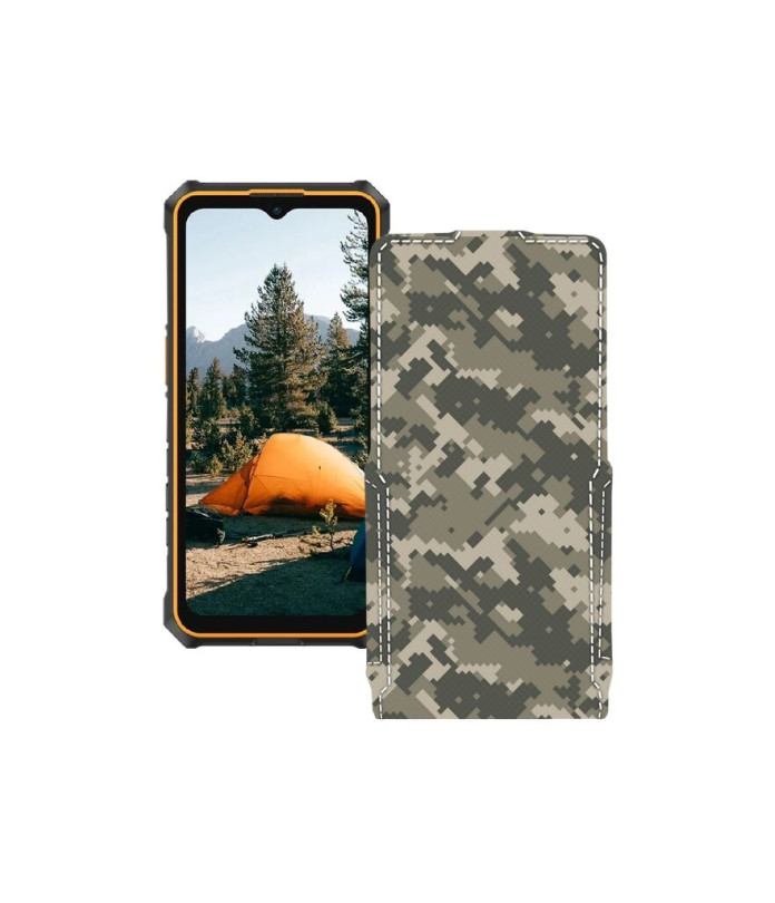 Чохол-флип з екошкіри для телефону Ulefone RugKing 3 Pro