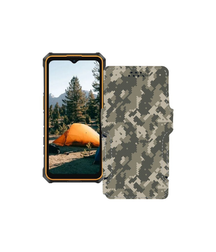 Чохол-книжка з екошкіри для телефону Ulefone RugKing 3 Pro