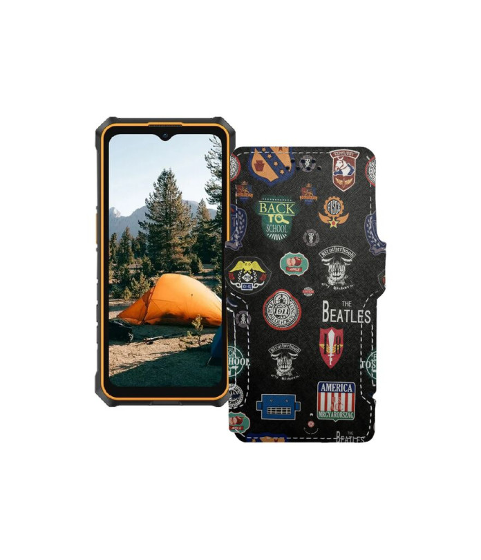 Чохол-книжка з екошкіри для телефону Ulefone RugKing 3 Pro