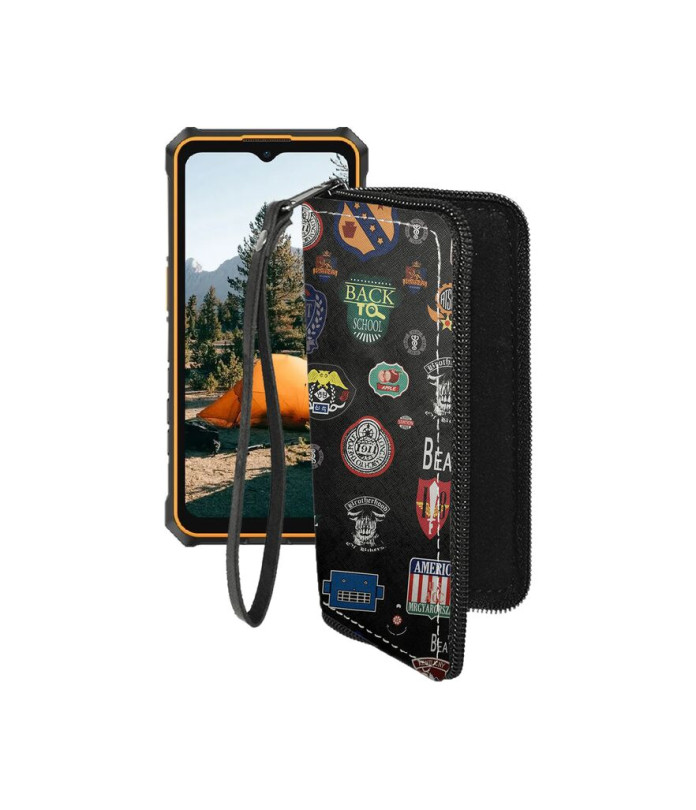 Чохол-гаманець з екошкіри для телефону Ulefone RugKing 3 Pro