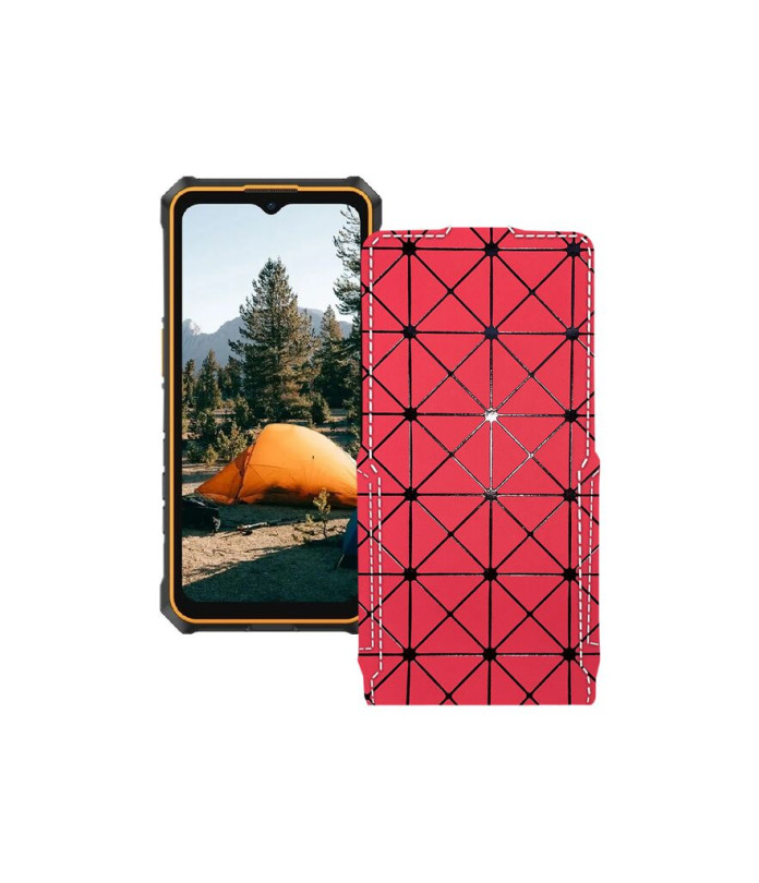 Чохол-флип з екошкіри для телефону Ulefone RugKing 3 Pro