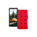 Чохол-книжка з екошкіри для телефону Ulefone RugKing 3 Pro