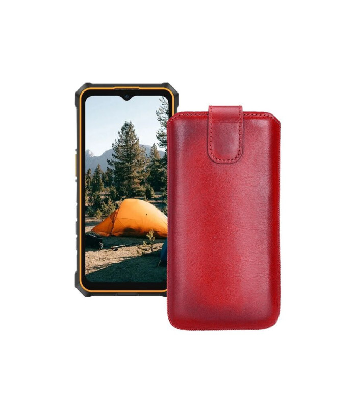 Витяжка з екошкіри для телефону Ulefone RugKing 3 Pro