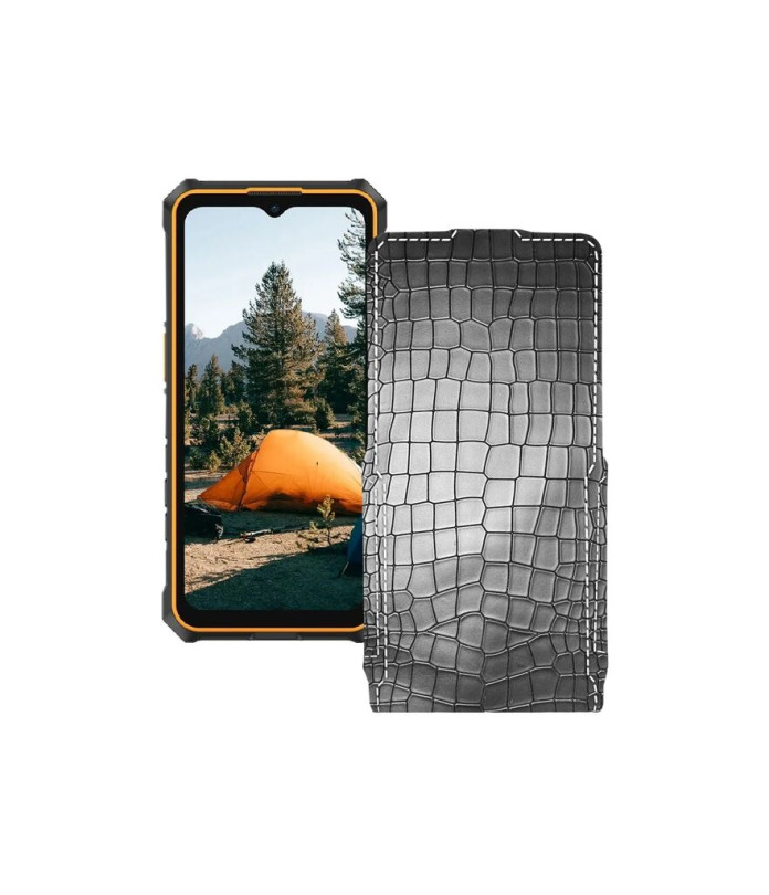 Чохол-флип з екошкіри для телефону Ulefone RugKing 3 Pro