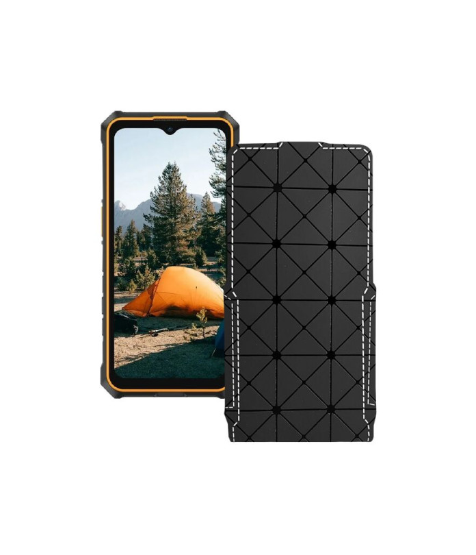 Чохол-флип з екошкіри для телефону Ulefone RugKing 3 Pro