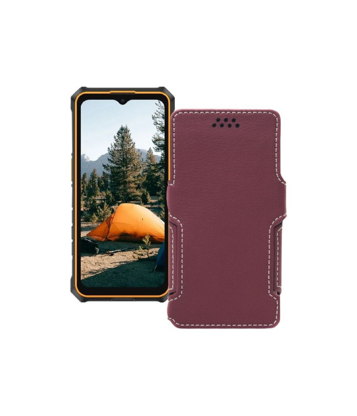 Чохол-книжка з екошкіри для телефону Ulefone RugKing 3 Pro