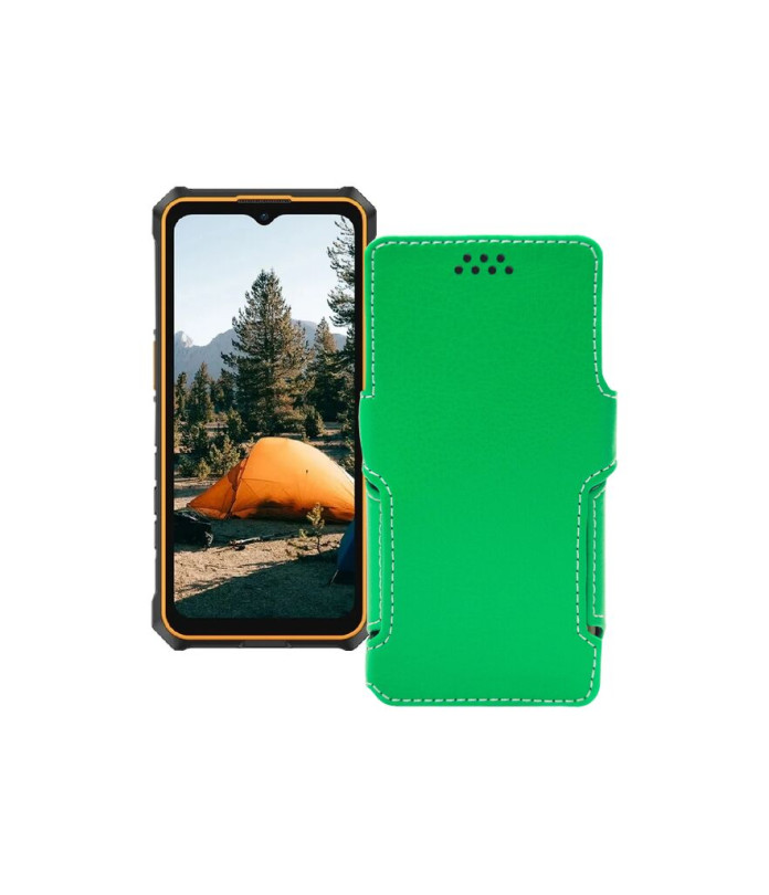 Чохол-книжка з екошкіри для телефону Ulefone RugKing 3 Pro