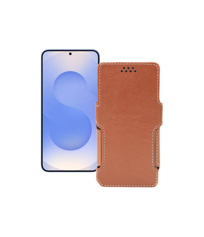 Чохол-книжка з екошкіри для телефону Samsung Galaxy S25 (S931)
