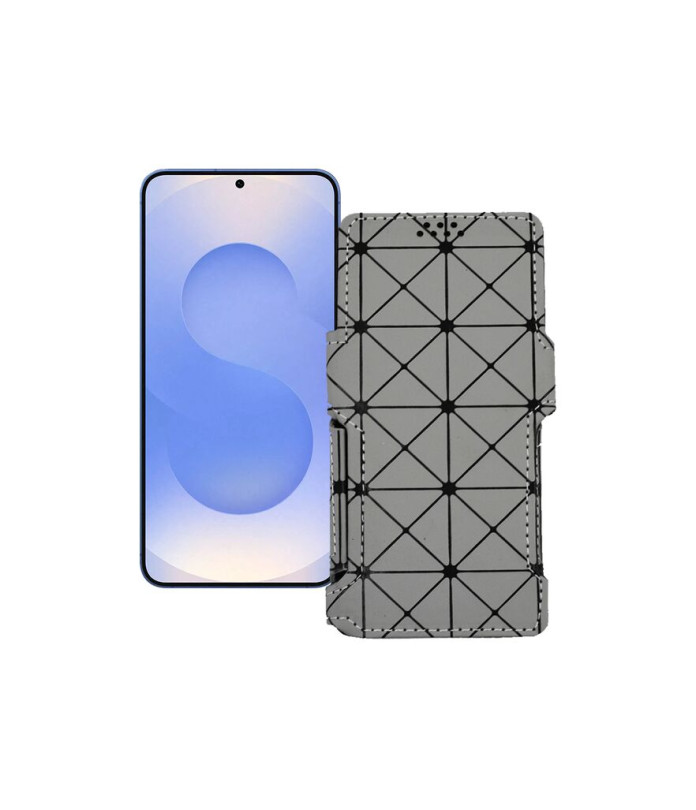 Чохол-книжка з екошкіри для телефону Samsung Galaxy S25 (S931)