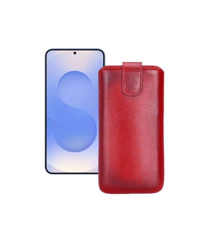 Витяжка з екошкіри для телефону Samsung Galaxy S25 (S931)