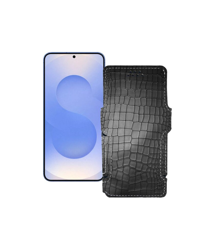 Чохол-книжка з екошкіри для телефону Samsung Galaxy S25 (S931)
